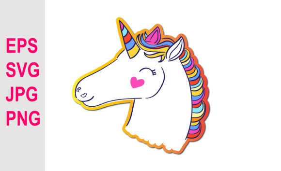 Download Cute Unicorn Vector Illustration SVG - Unicorn vector Collection