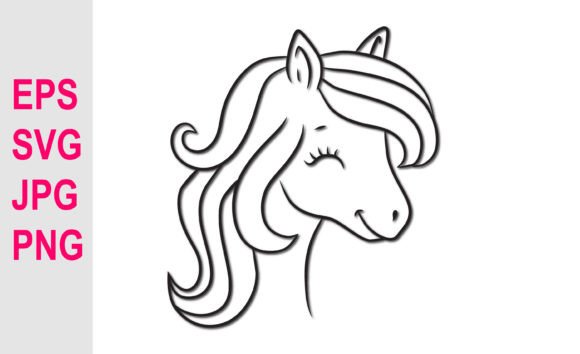 Download Hand Drawing Unicorn Vector SVG. - Unicorn vector Collection