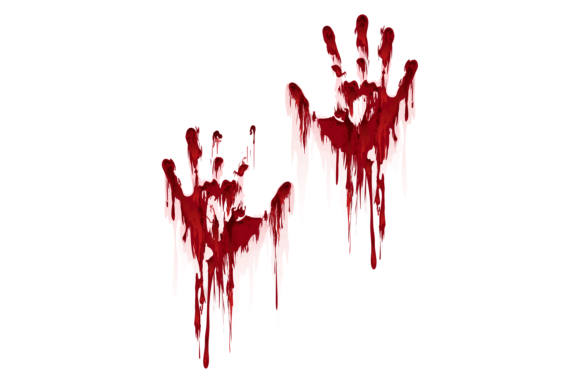 Download Blood Hand Stain. Crime Scene Horror Mar - Hand Collection