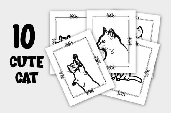 Download Abstract Hand-drawn Line Art Cat Vector - Hand Collection