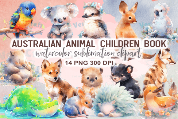Download Australian Animal Children Book Clipart - Children book Collection