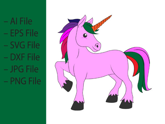 Download Cute and Pretty Unicorn Vector - Unicorn vector Collection