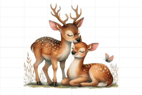 Download Watercolor Boho Deer Clipart - Deer clipart Collection